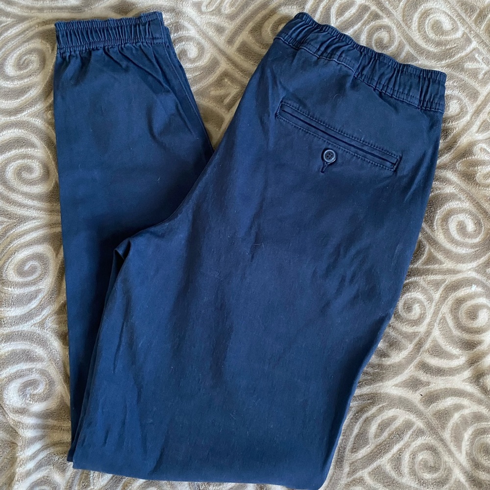 RSQ Drawstring Navy Blue Joggers